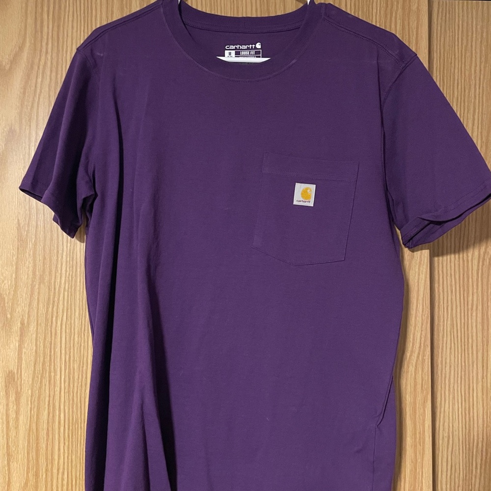 Carhartt Purple Short Sleeve Tee